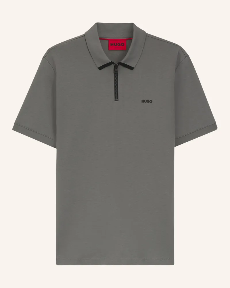 HUGO BOSS Poloshirt Dalomino Regular Fit grau Dunkelgrau