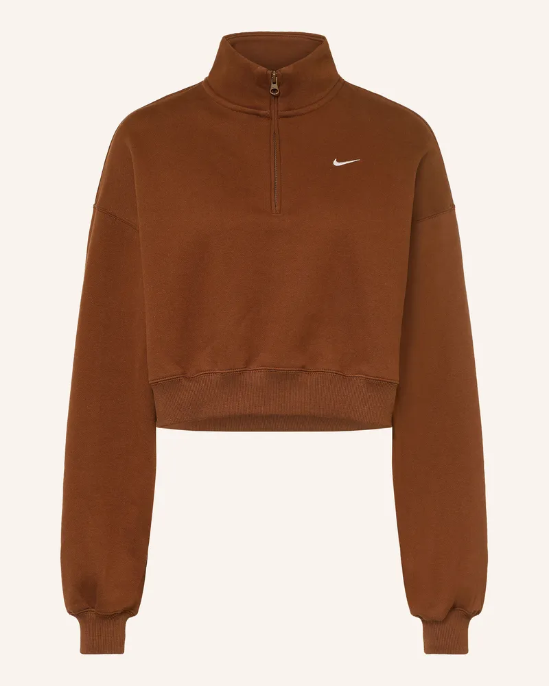 Nike Sweat-Troyer Studio braun Braun