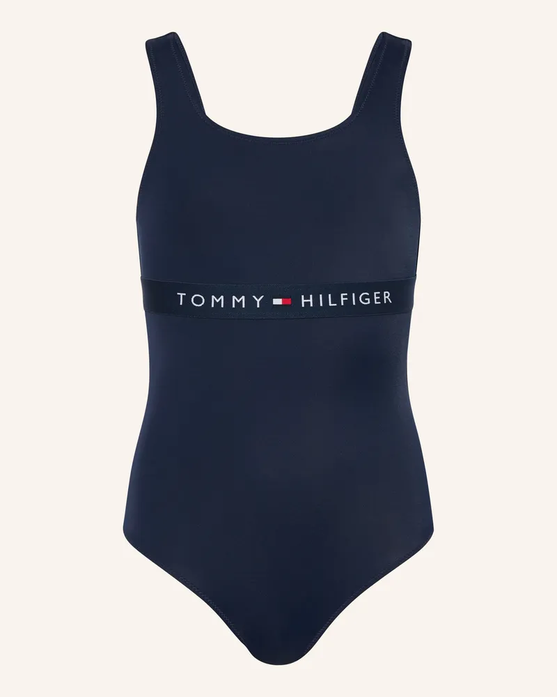 Tommy Hilfiger Badeanzug blau Dunkelblau