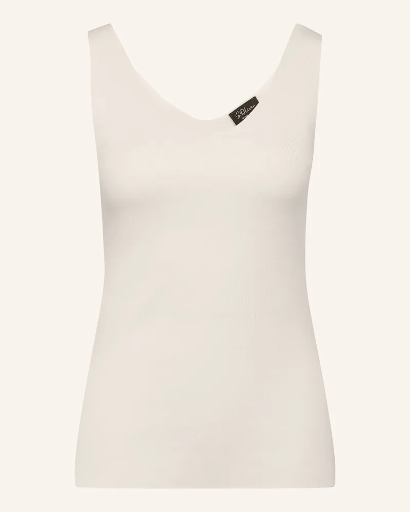 S.Oliver Stricktop Weiss