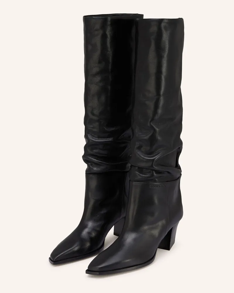 Jimmy Choo Stiefel Schwarz