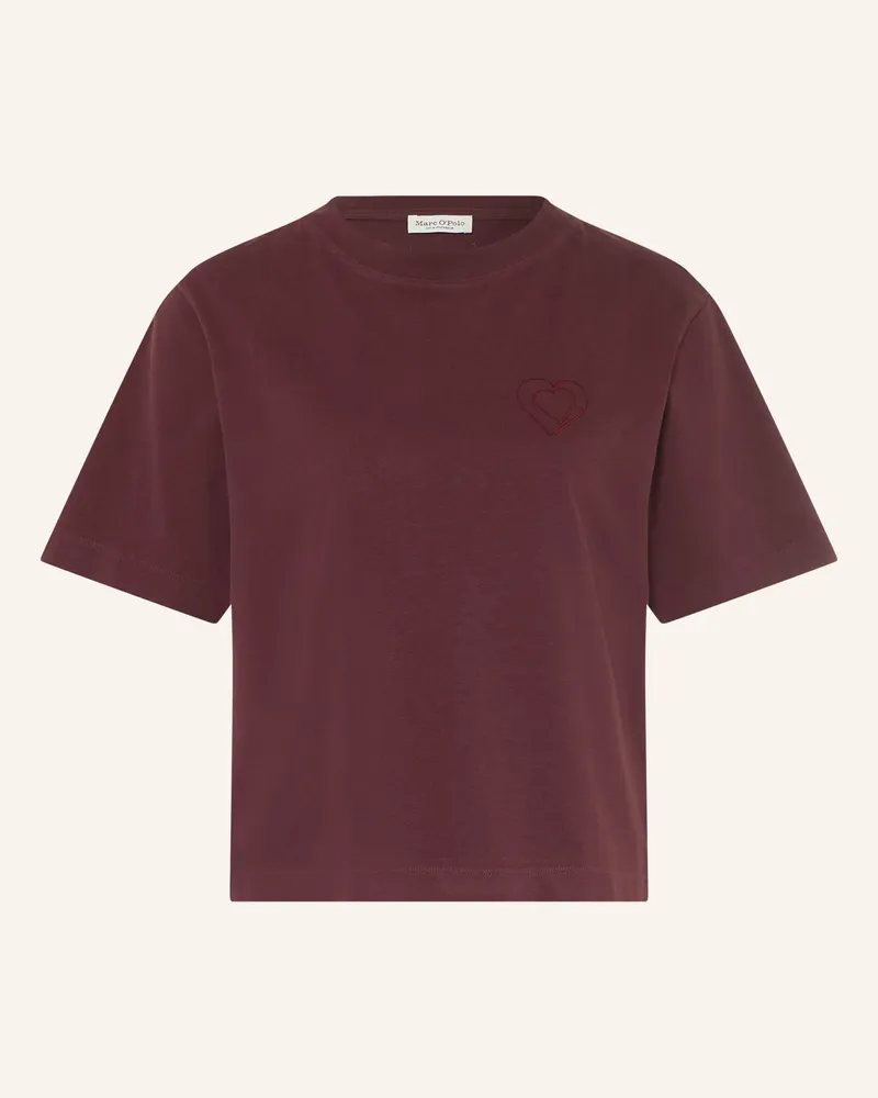 Marc O'Polo T-Shirt rot Dunkelrot