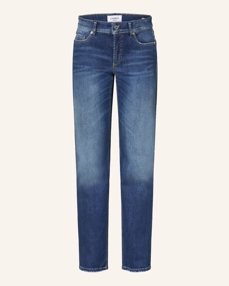 Cambio Slim Fit Jeans Piper Long blau 5295