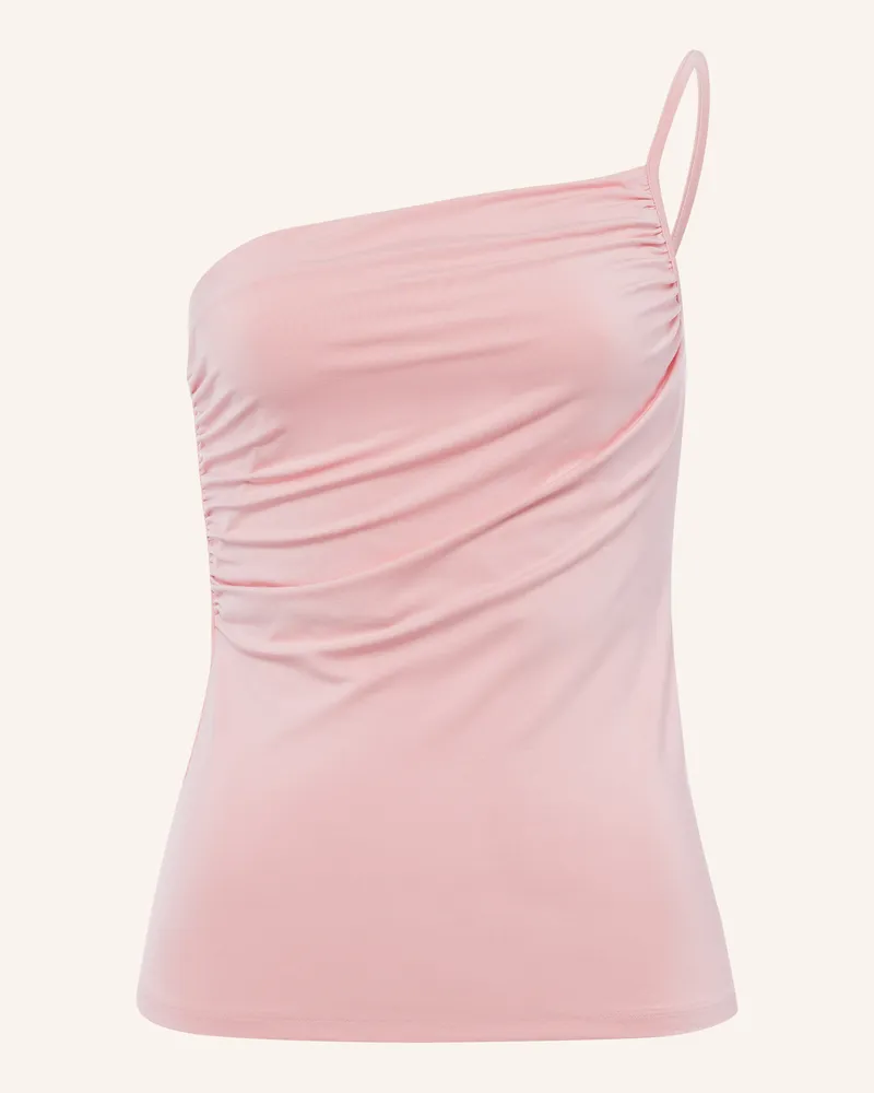 Les Lunes Spaghettiträger-Top Novaa Top One Shoulder Jersey rosa Pink