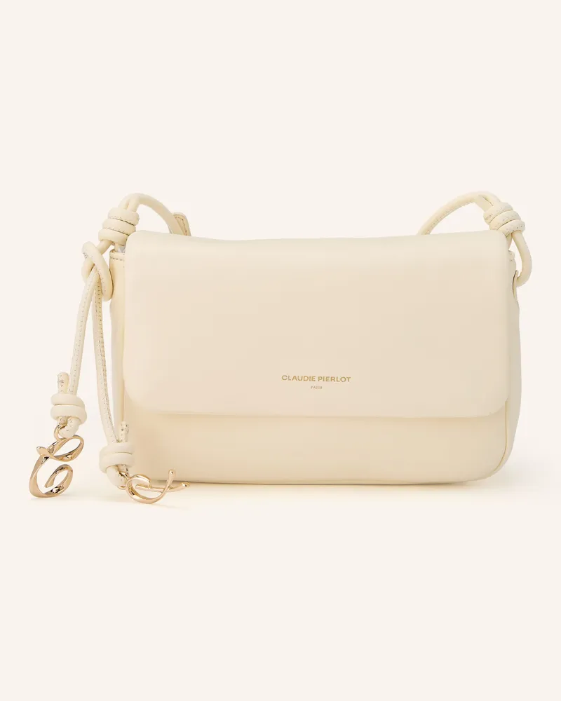 Claudie Pierlot Umhängetasche weiss Ecru