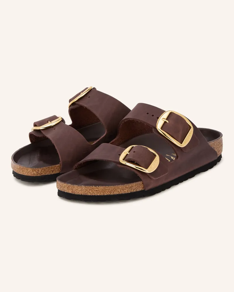 Birkenstock Pantoletten Airzona Big Buckle braun Dunkelbraun