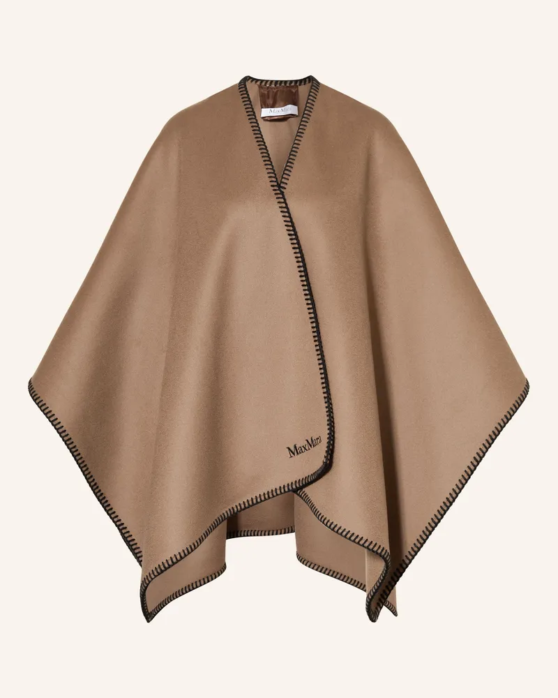 Max Mara Cape Colomba braun Braun