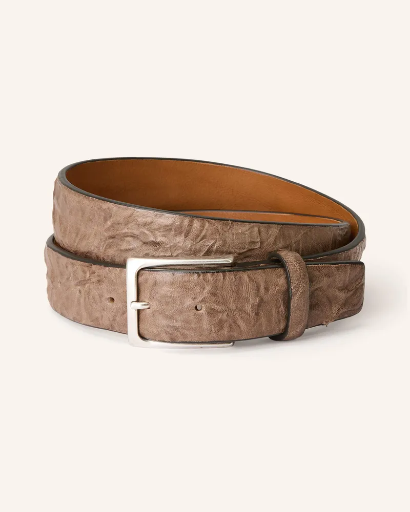 Reptile's House Ledergürtel JAZZ Taupe