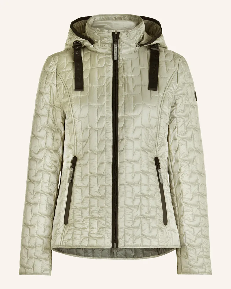 Gil Bret Steppjacke mit abnehmbarer Kapuze Blaugrau