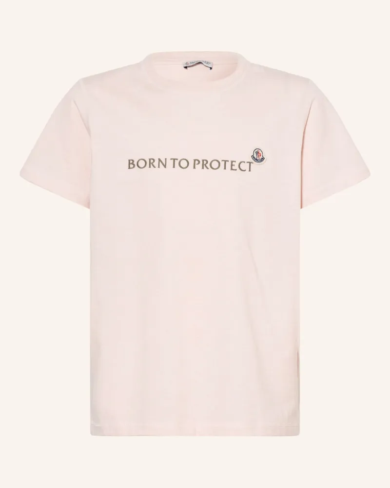 Moncler T-Shirt Hellrosa