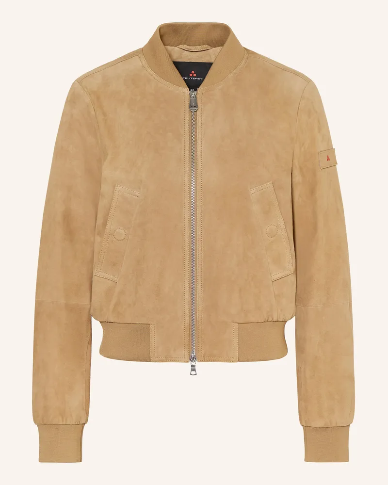Peuterey Lederjacke Choisya beige Camel