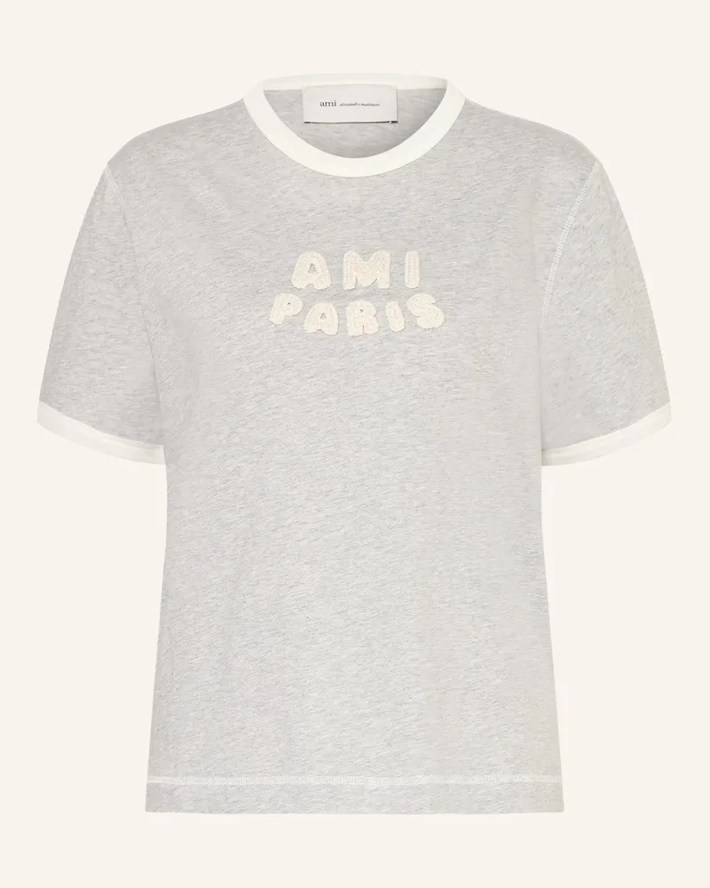 AMI Paris T-Shirt Hellgrau