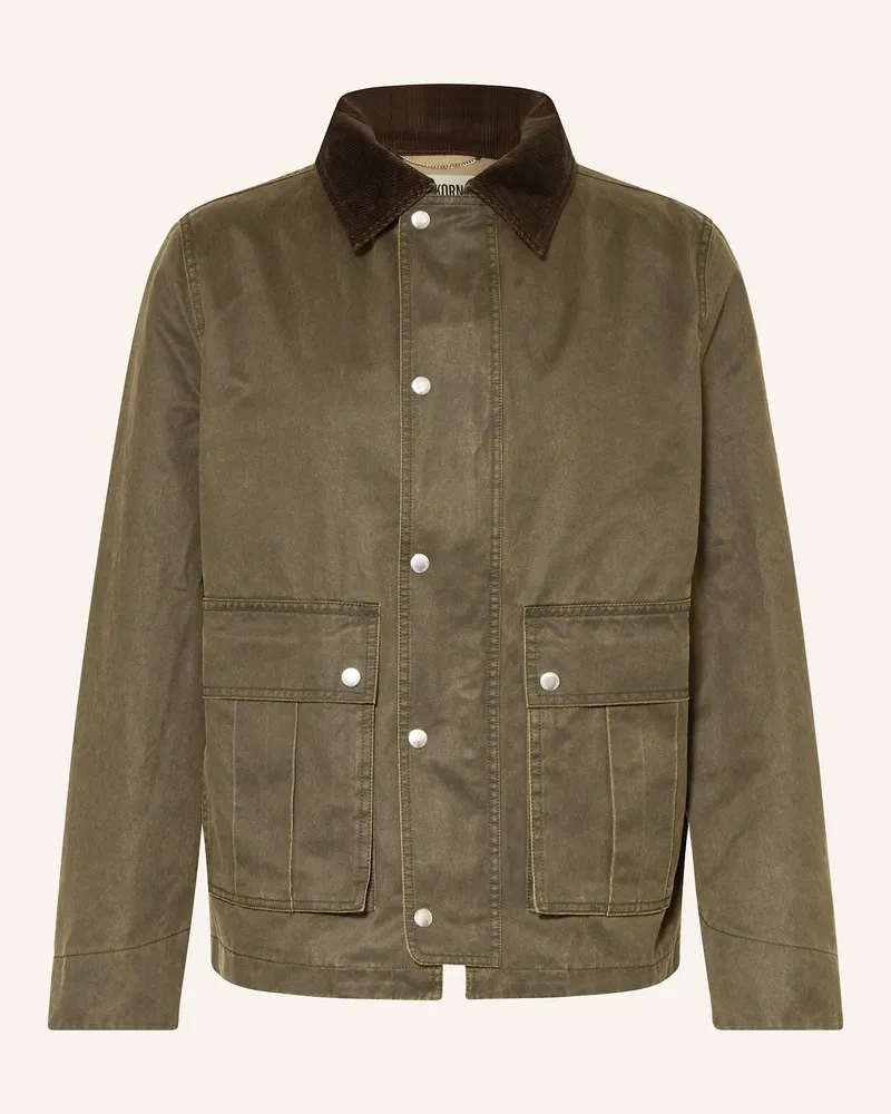 Drykorn Fieldjacket Yakamo gruen Khaki