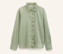 Rüschenbluse gruen