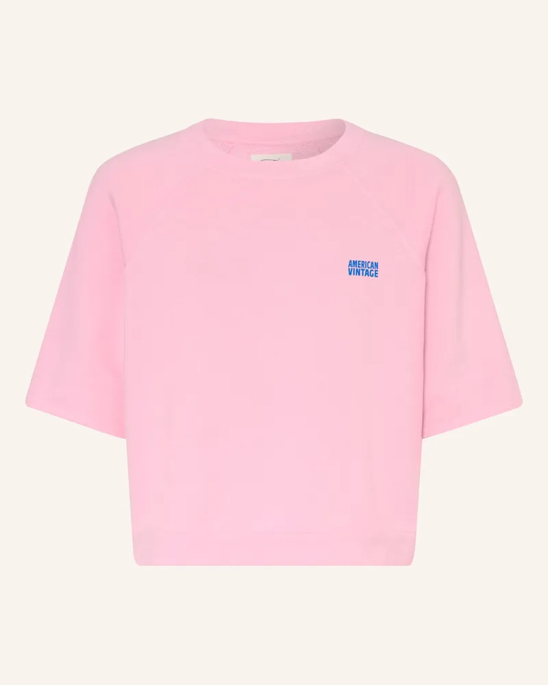 American Vintage Sweatshirt rosa Rosa