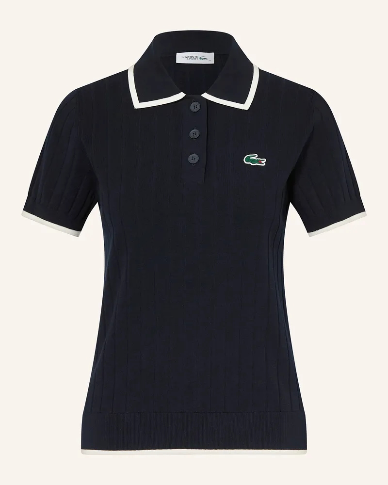 Lacoste Funktions-Poloshirt Dunkelblau