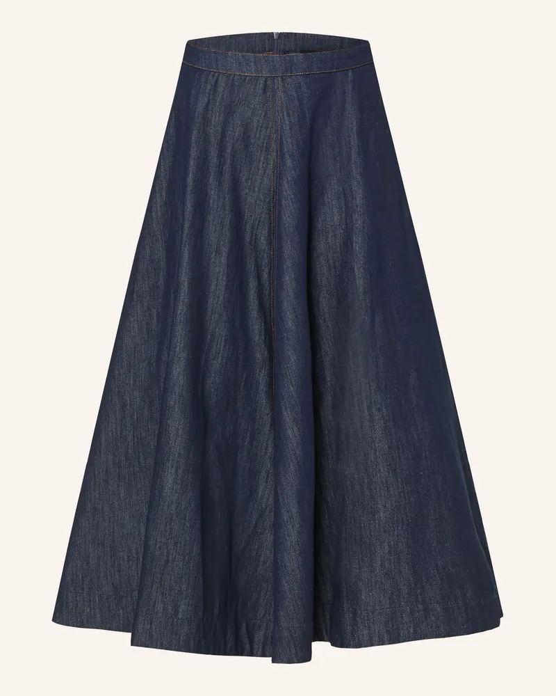Oui  Jeansrock blau Dunkelblau