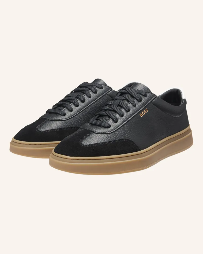 HUGO BOSS Sneaker KIERAN_TENN_SDGRAL Dunkelgrau