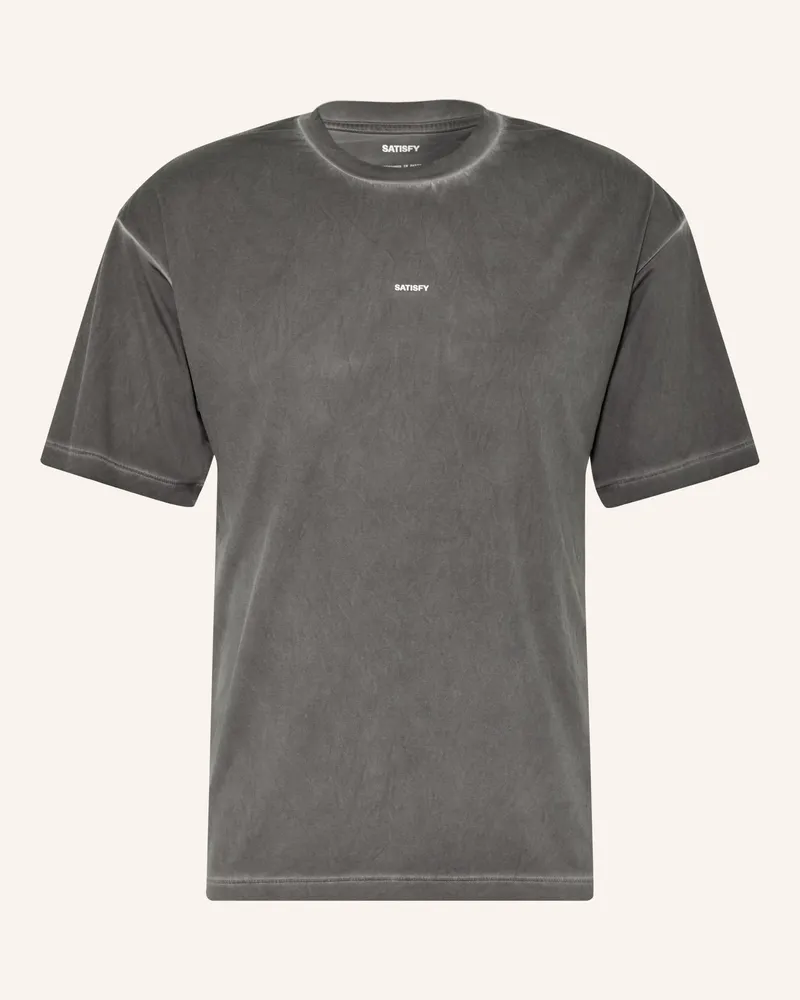 Satisfy Laufshirt Auralite™ schwarz Dunkelgrau