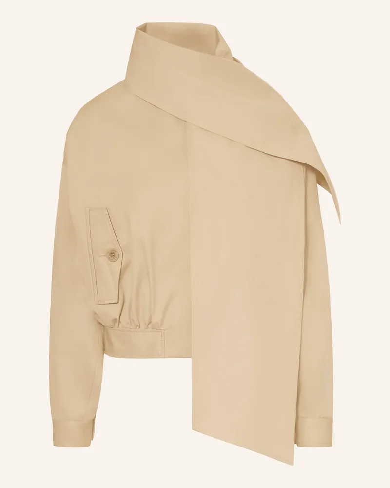 Claudie Pierlot Blouson VALLY mit Schal Beige
