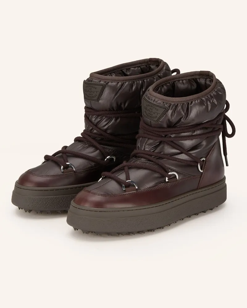 Gant Schnürboots SNOWHILL Dunkelbraun