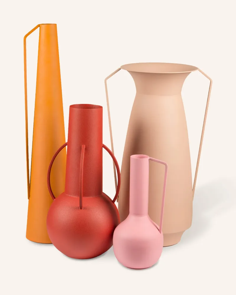 POLSPOTTEN 4er-Set Vasen ROMAN Rosa