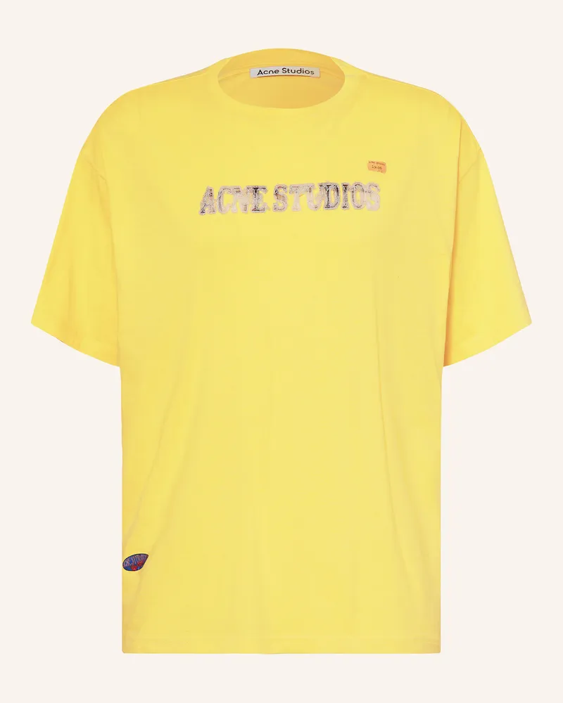 Acne Studios T-Shirt Neongelb