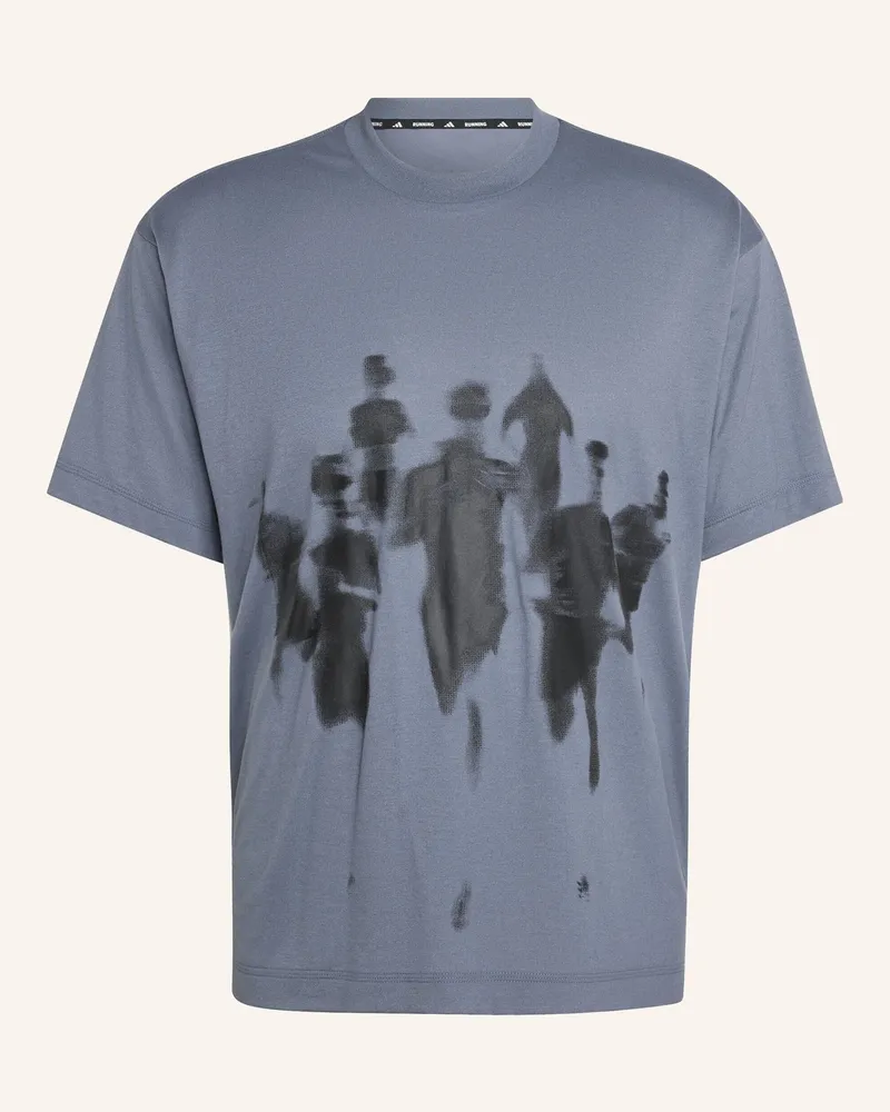 adidas adi365 Aspyre Running Grafik T-Shirt grau Grau