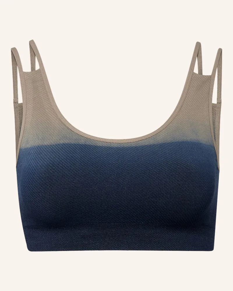 ITEM m6 Bustier SOFT RIBBED mit Shaping-Effekt Blau