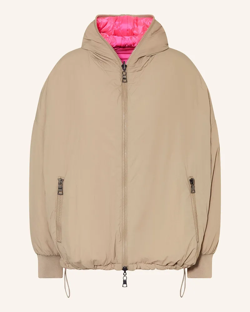 No. 1 Como Jacke CHERRY zum Wenden Beige