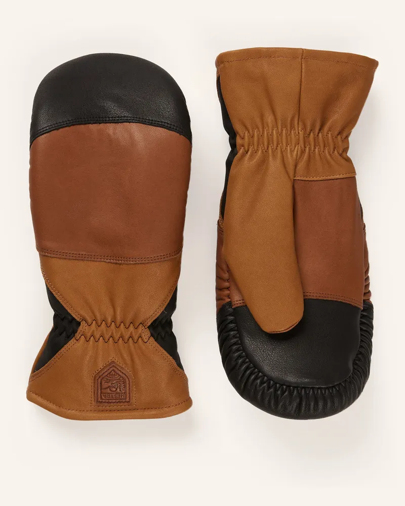 Hestra Multifunktions-Handschuhe Remix Mitt braun Dunkelbraun
