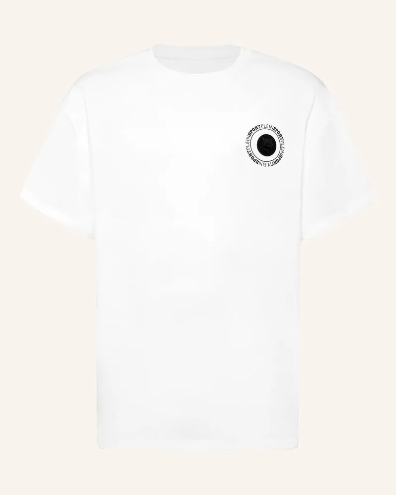 Philipp Plein Plein Sport T-Shirt Rundhalsausschnitt Ss Logo weiss Weiss