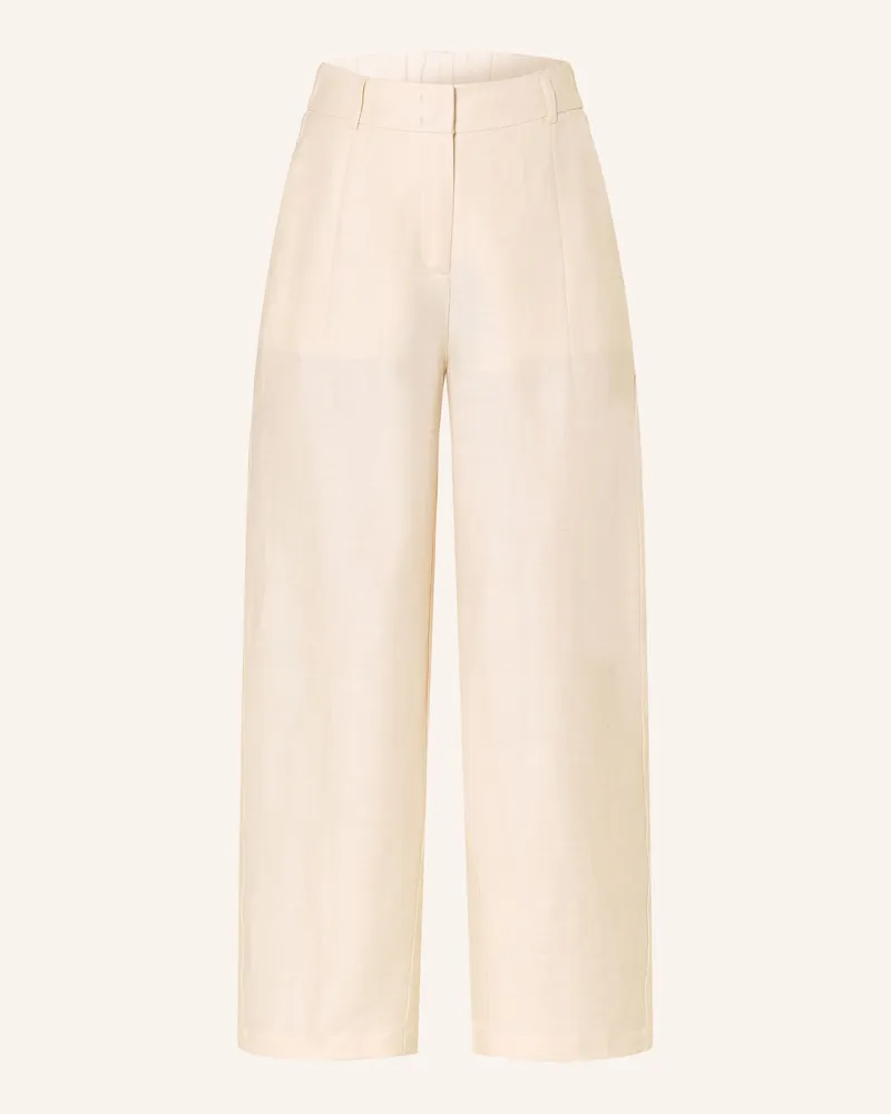 someday. 7/8-Hose Cisilia Barrel Aus Leinen beige Creme