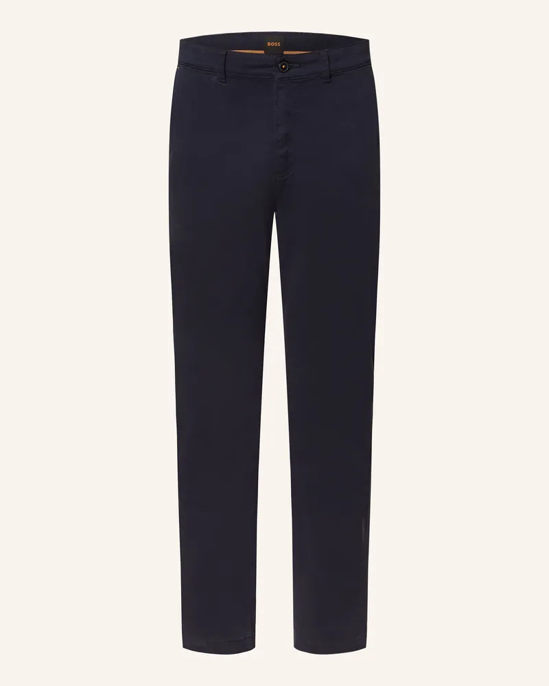 HUGO BOSS Chino Regular-1 Regular Fit blau Dunkelblau