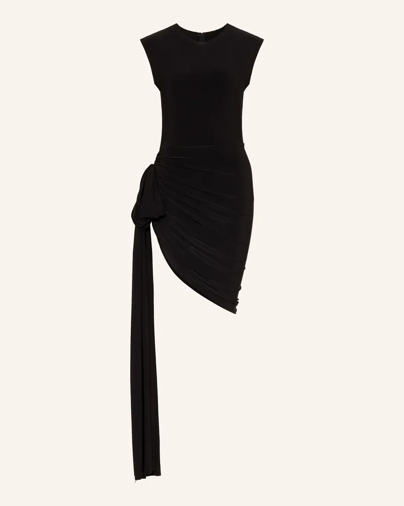 Norma Kamali Cocktailkleid Aus Jersey schwarz Schwarz