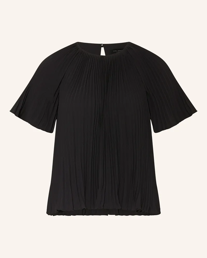 Ted Baker Blusenshirt Agara Mit Plissees schwarz Schwarz