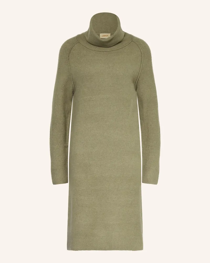 Cartoon Strickkleid Oliv