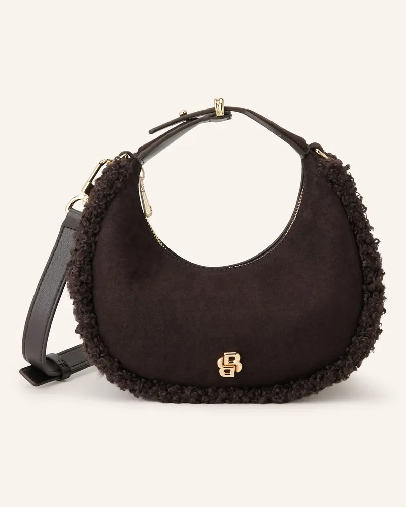 HUGO BOSS Handtasche Beyond Mit Teddyfell braun Dunkelbraun
