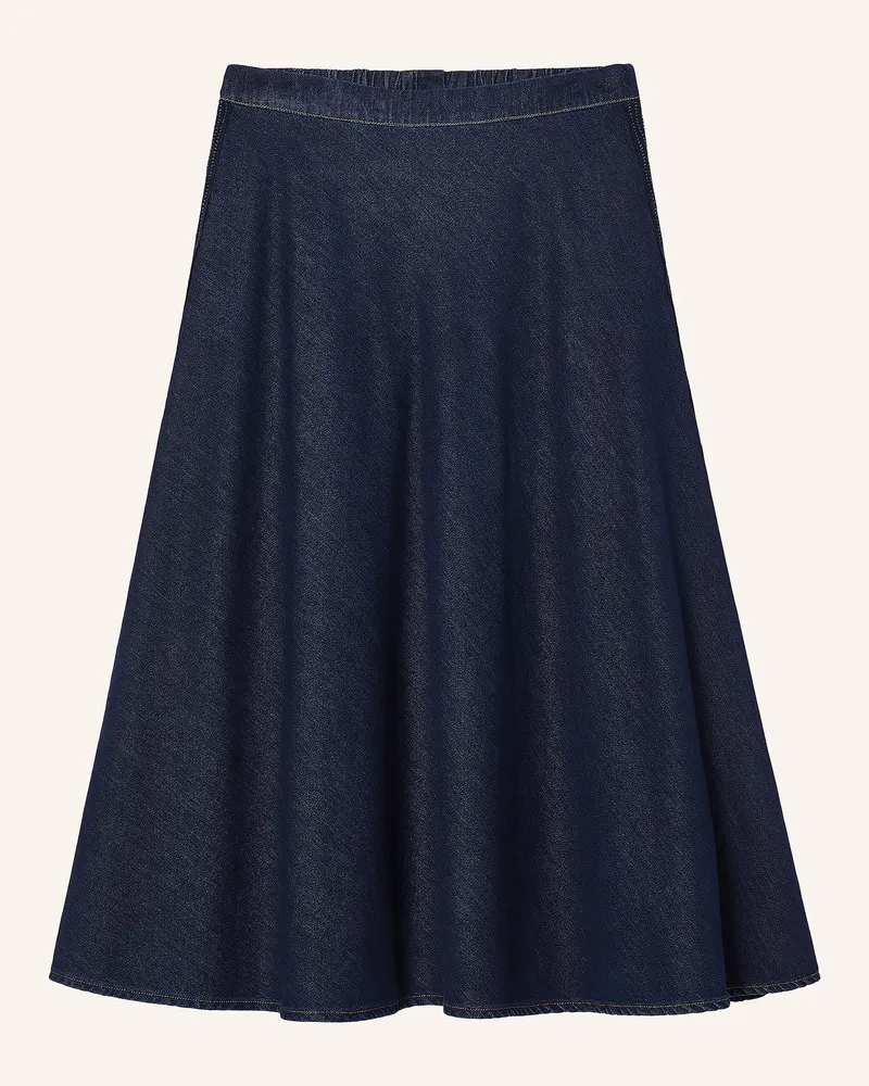 Marina Rinaldi Jeansrock Ballo Mit Galonstreifen blau Dunkelblau