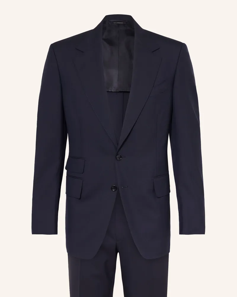 Tom Ford Anzug Extra Slim Fit blau Dunkelblau