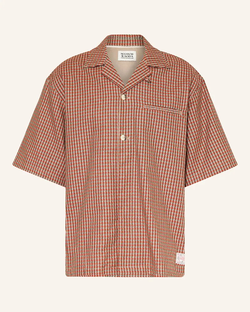 Scotch&Soda Resorthemd Relaxed Fit Rot