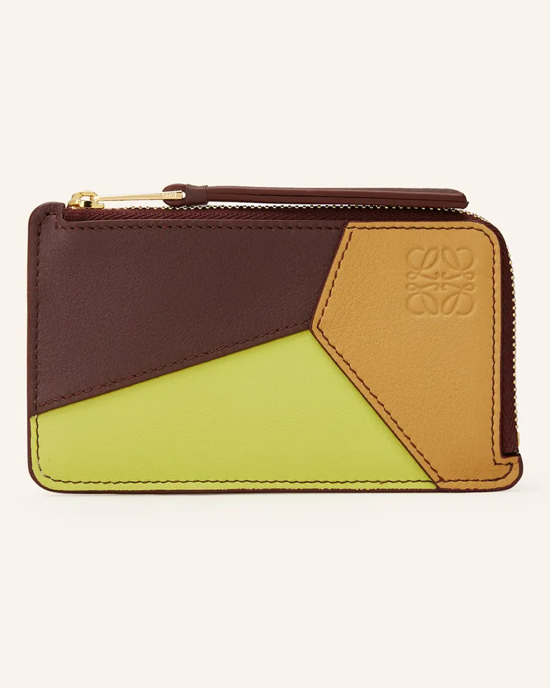Loewe Kartenetui PUZZLE mit Münzfach Camel