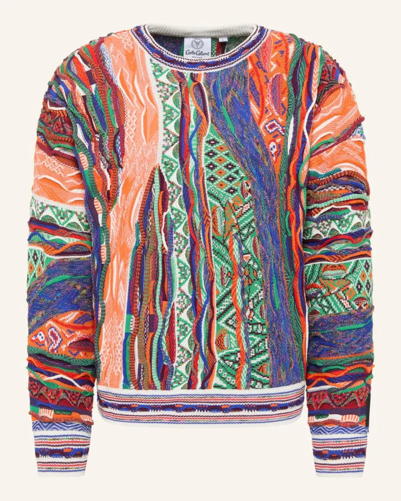 Carlo Colucci Strickpullover Di Palo blau Dunkelblau