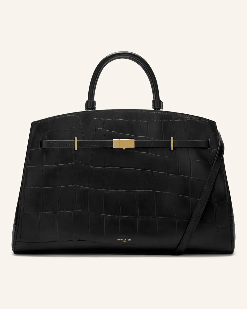 DeMELLIER Handtasche The Hudson schwarz Schwarz