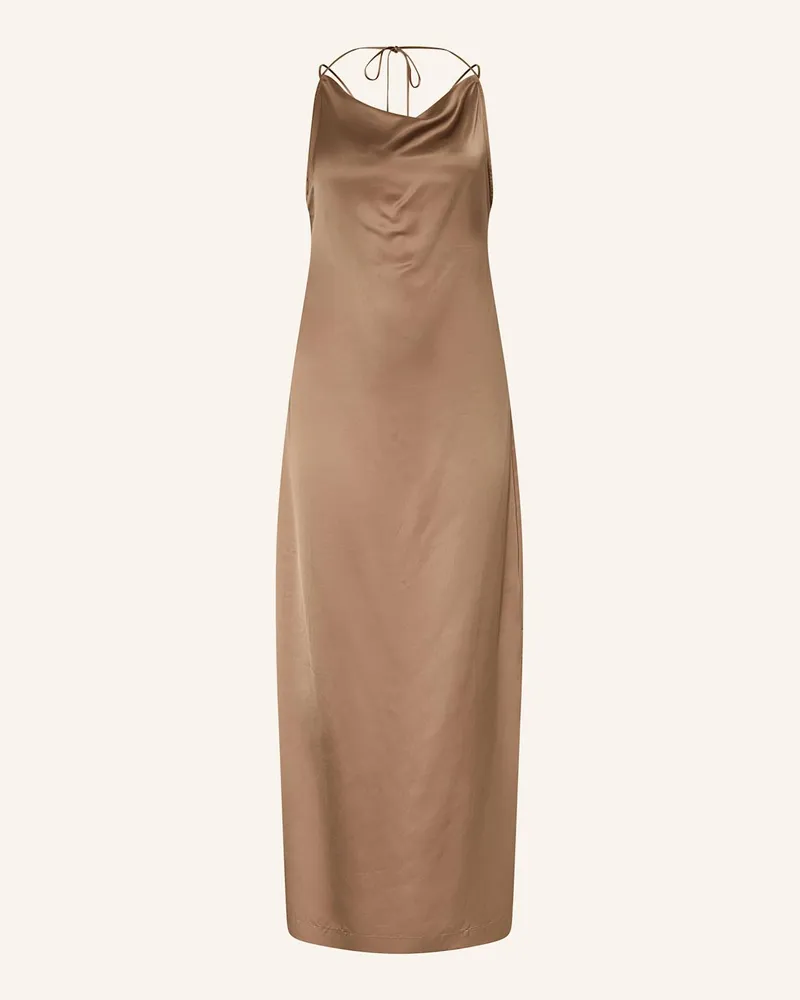 Reiss Satinkleid LILAH Beige