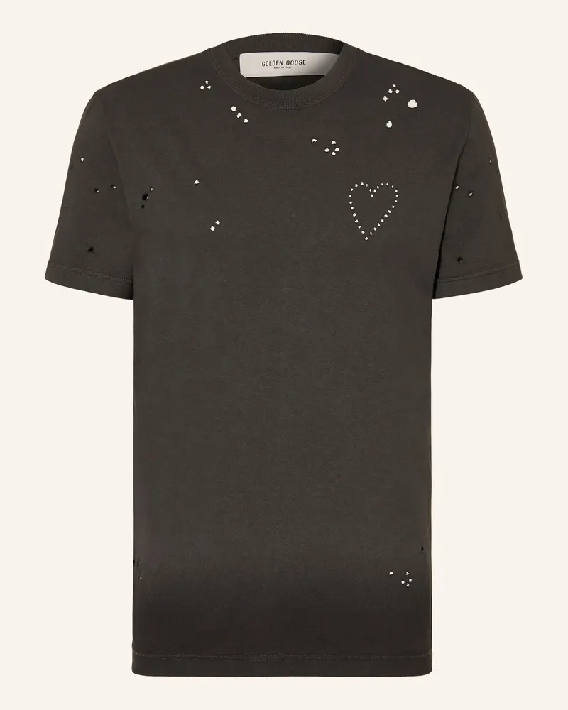 Golden Goose T-Shirt grau Dunkelgrau
