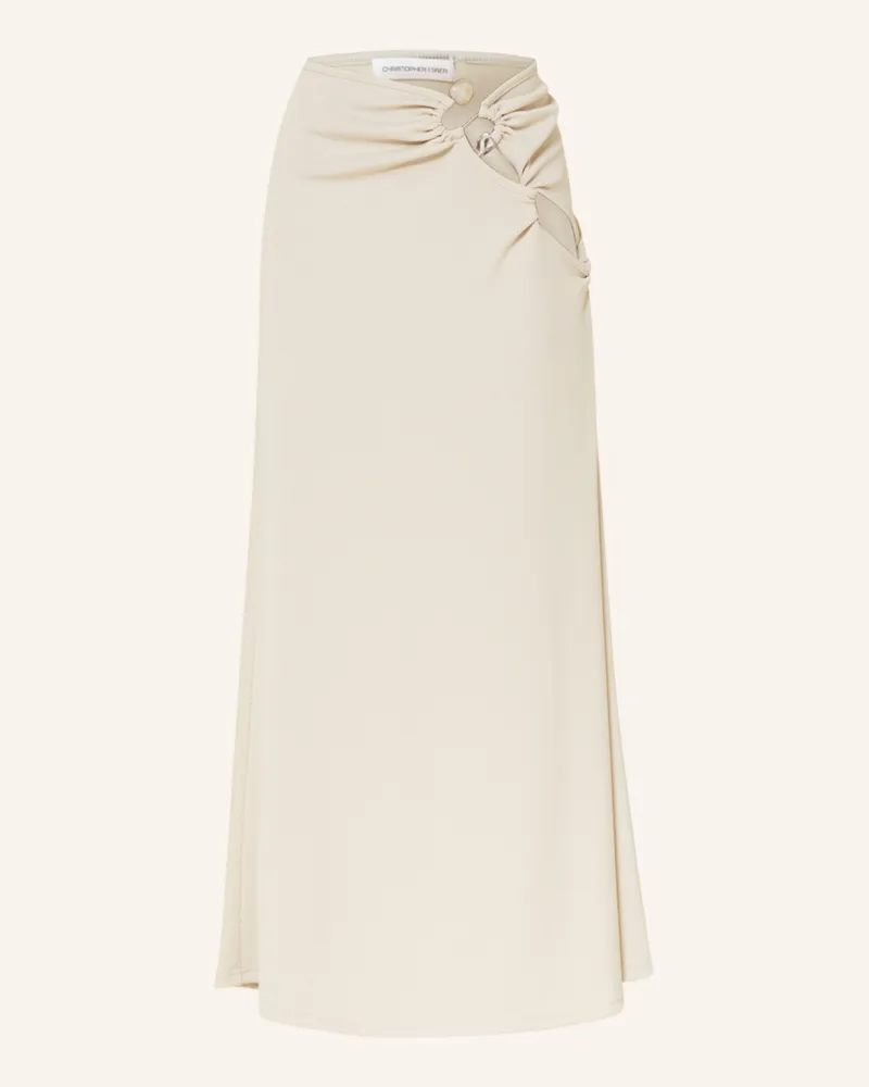 Christopher Esber Rock Chasm Cay Mit Cut-Outs weiss Creme