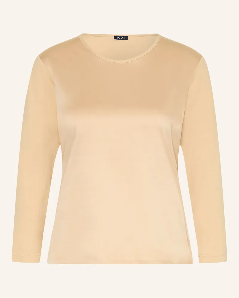 JOOP! Shirt Tamina Im Materialmix Mit 3/4-Arm beige Beige