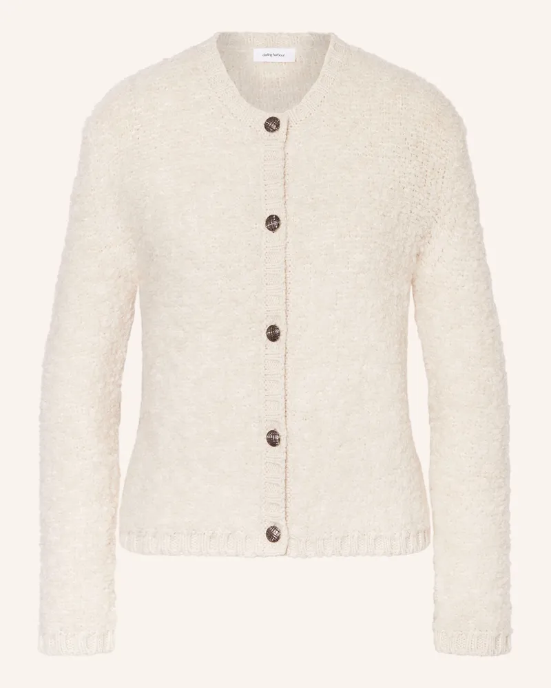 Darling Harbour Strickjacke aus Teddyfell Creme
