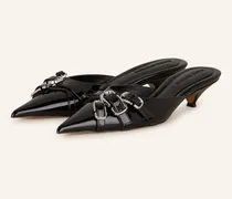 Lack-Mules THE EMMA KITTEN HEEL